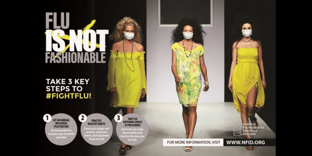 Fashion Week NFID Flu Ad