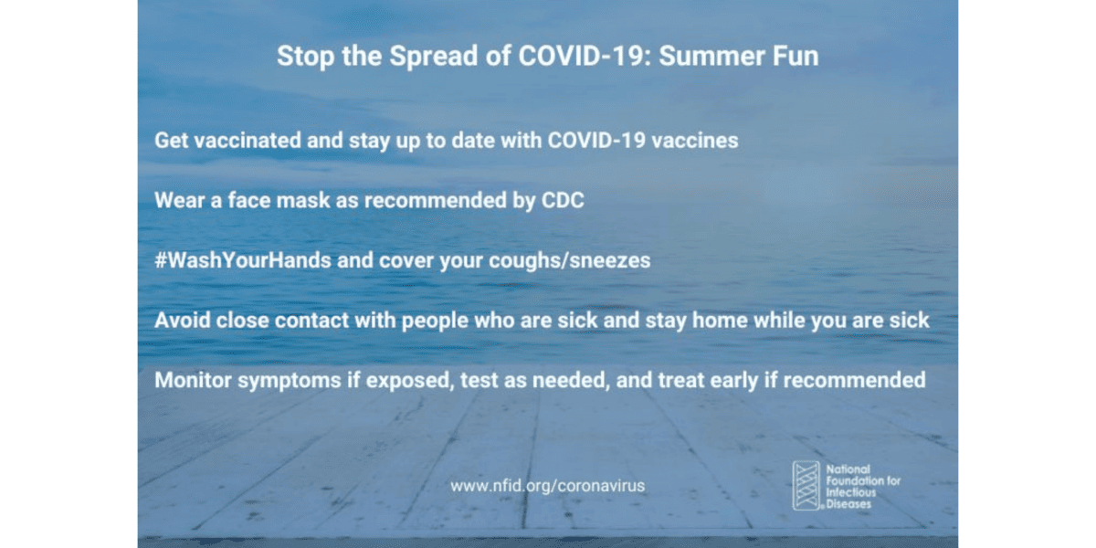 Stop the Spread of COVID-19: Summer Fun