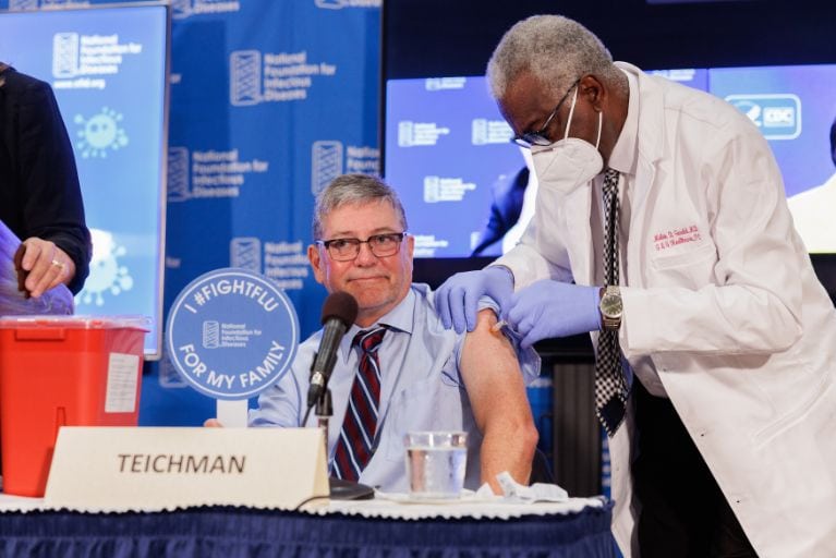 Jeb Teichman 2022 Flu News Conference