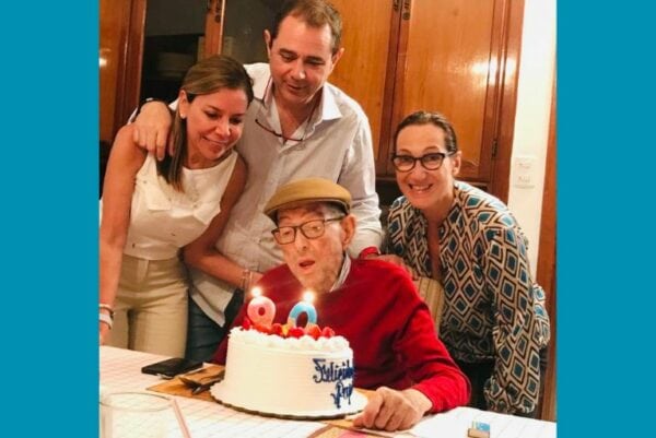 Maria E. Bottazzi, PhD with family