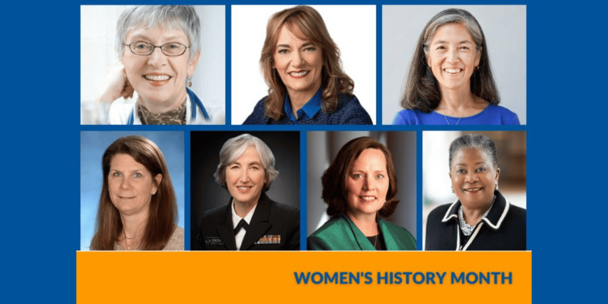 Women's History Month NFID Leaders Collage