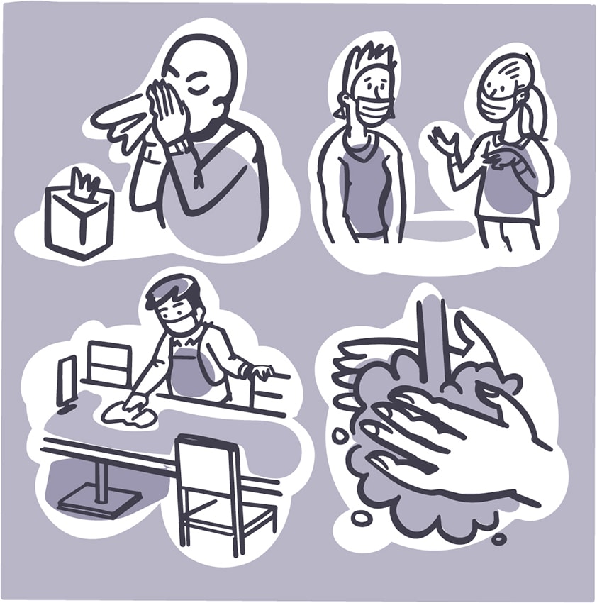 NIH graphic on respiratory diseases