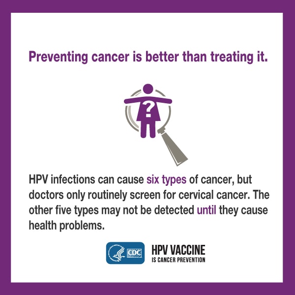 hpv 6 reasons