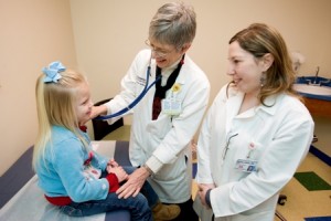 Kathy Edwards with Child Patient