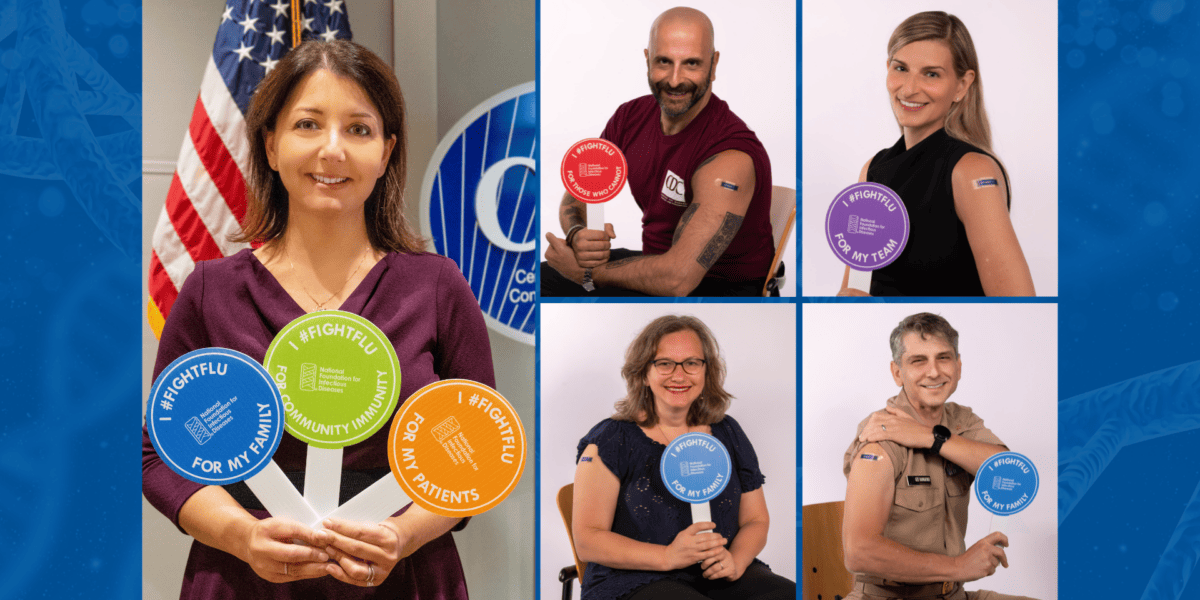 CDC Leaders Leading By Example and Getting Vaccinated to #FightFlu!