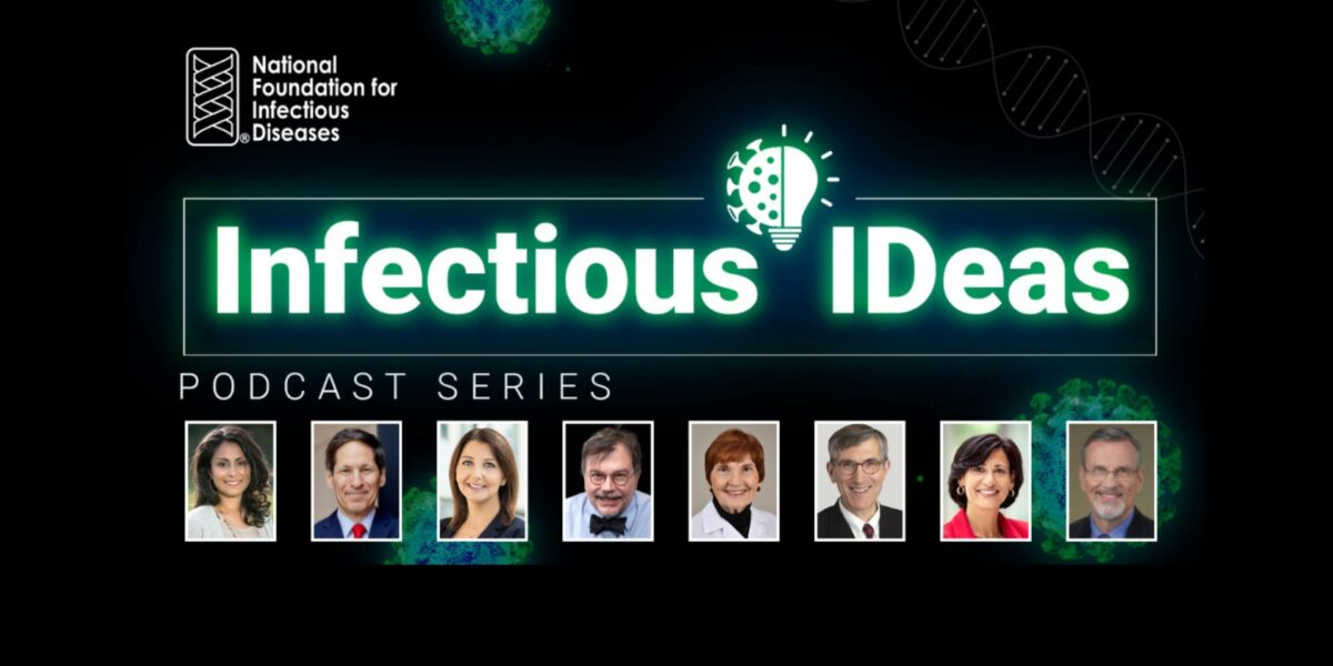 Infectious IDeas podcast series with multiple guests