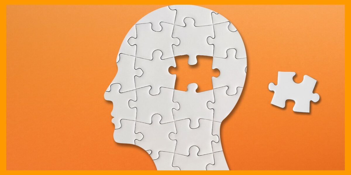 Cerebro al que le falta una pieza del rompecabezas