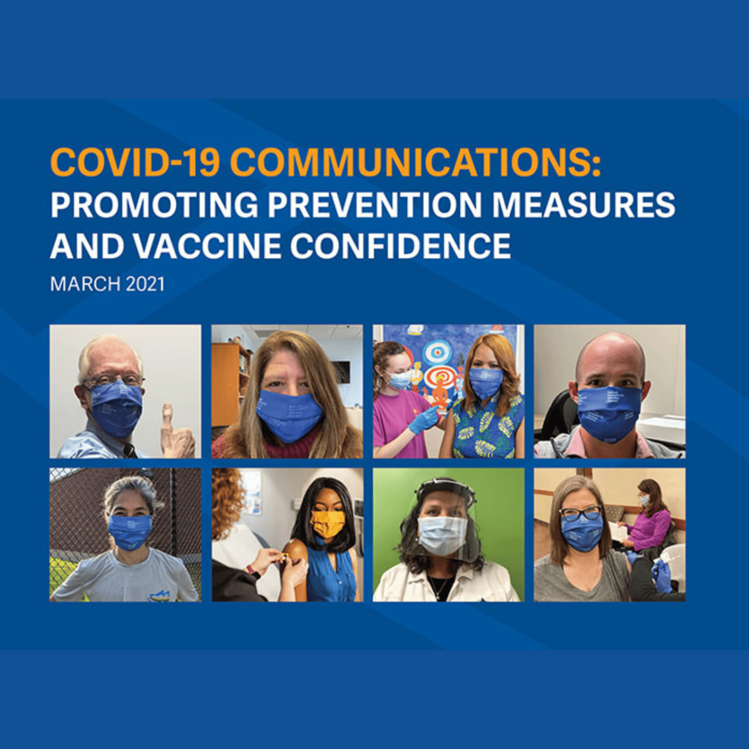 COVID-19 Communications Promoting Prevention Measures and Vaccine Confidence