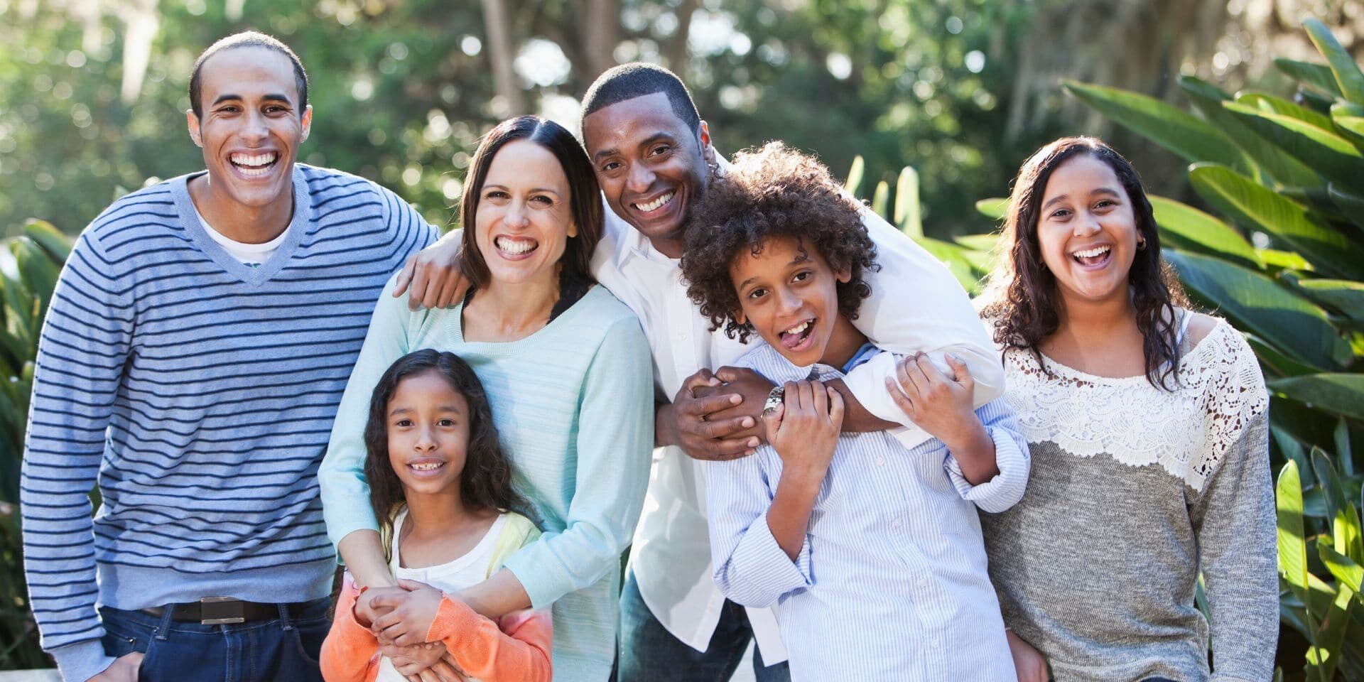 Family-Summer-Vacation Interracial family vacation photo