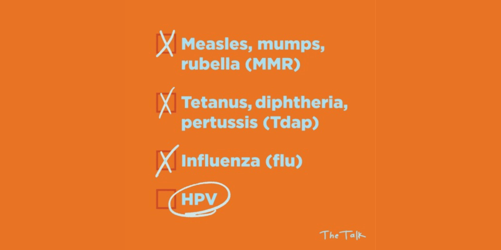 Add HPV to your vaccination checklist