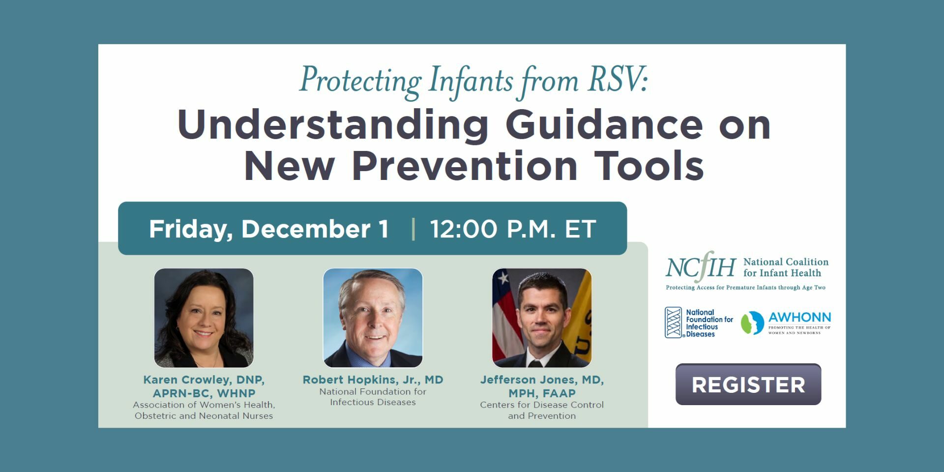 NCfIH RSV Webinar Protecting Infants from RSV webinar