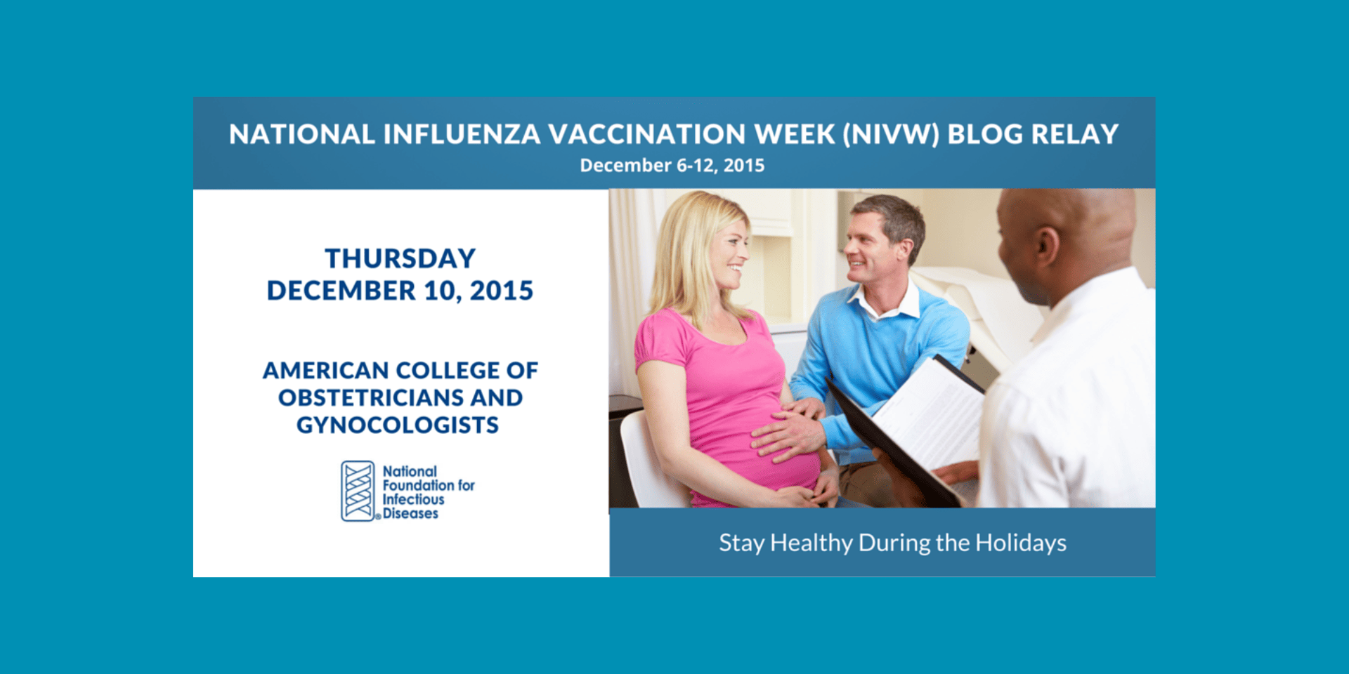 National Influenza Vaccination Week (NIVW) 2015 Blog Relay