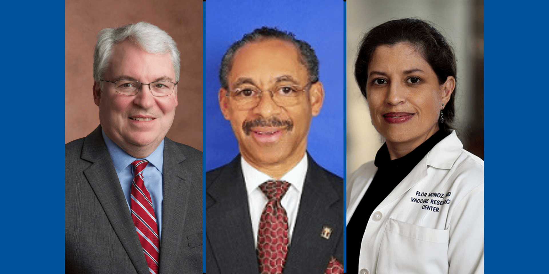 New NFID Board Directors 2023-2024 Kevin Ault, Oliver Brooks, Flor Munoz